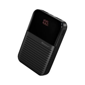 Roxxon 10000mAh Power Bank with Digital Display Black Roxxon 10000mAh Power Bank with Digital Display Black